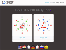 Tablet Screenshot of i2pdf.com